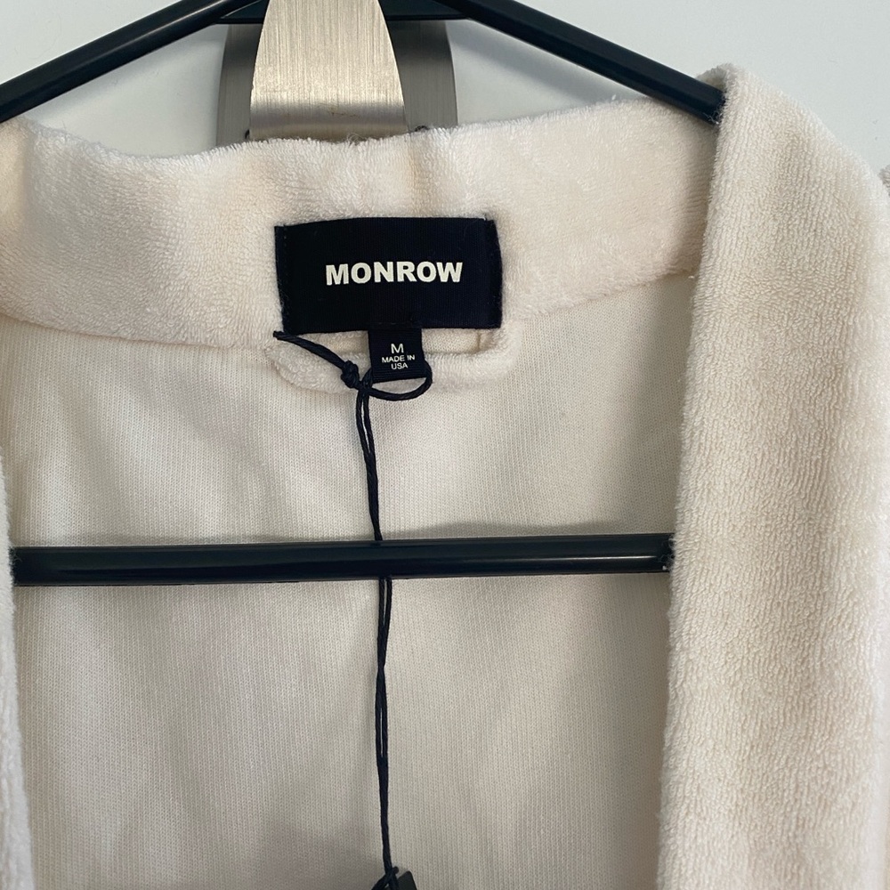Monrow Terry Cloth Robe - Picture 3 of 4